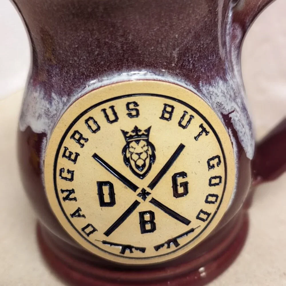 Dangerous But Good Maroon coffee  ceramic Coffee Tea mug